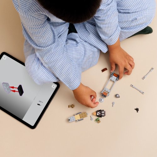 LEGO® Star Wars TM 75436 Der Mandalorianer und Grogu auf ihrem Speeder Bike™