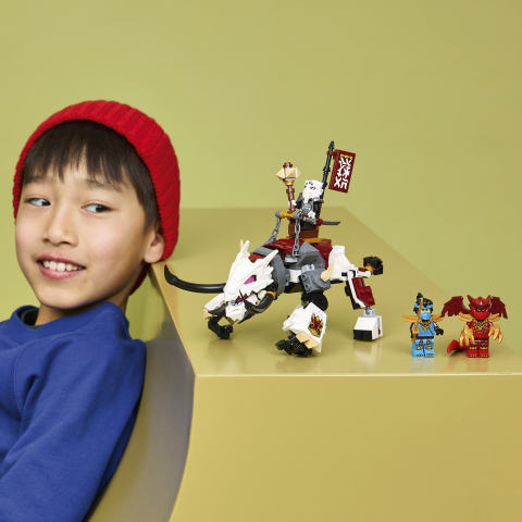 LEGO® Ninjago 71863 Zilvar auf seinem Drachentier Grimtak