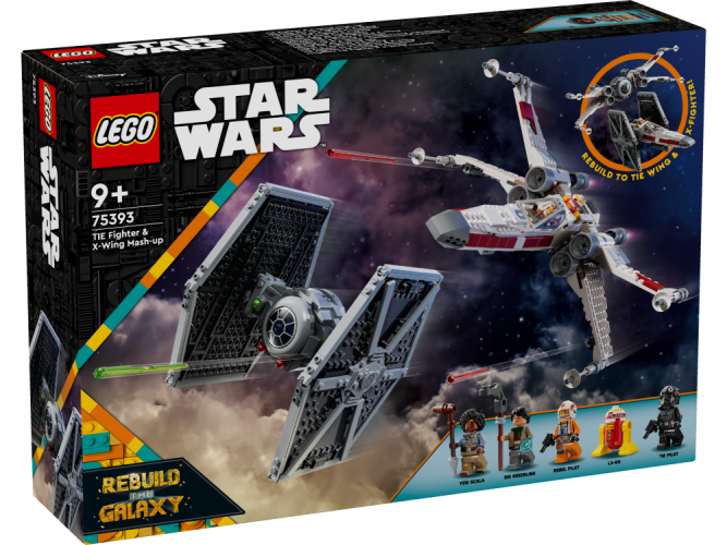 LEGO® Star Wars™ 75393 Caza TIE y Ala-X Fusionados