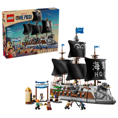LEGO® ONE PIECE 75646 Le navire de la marine de Garp