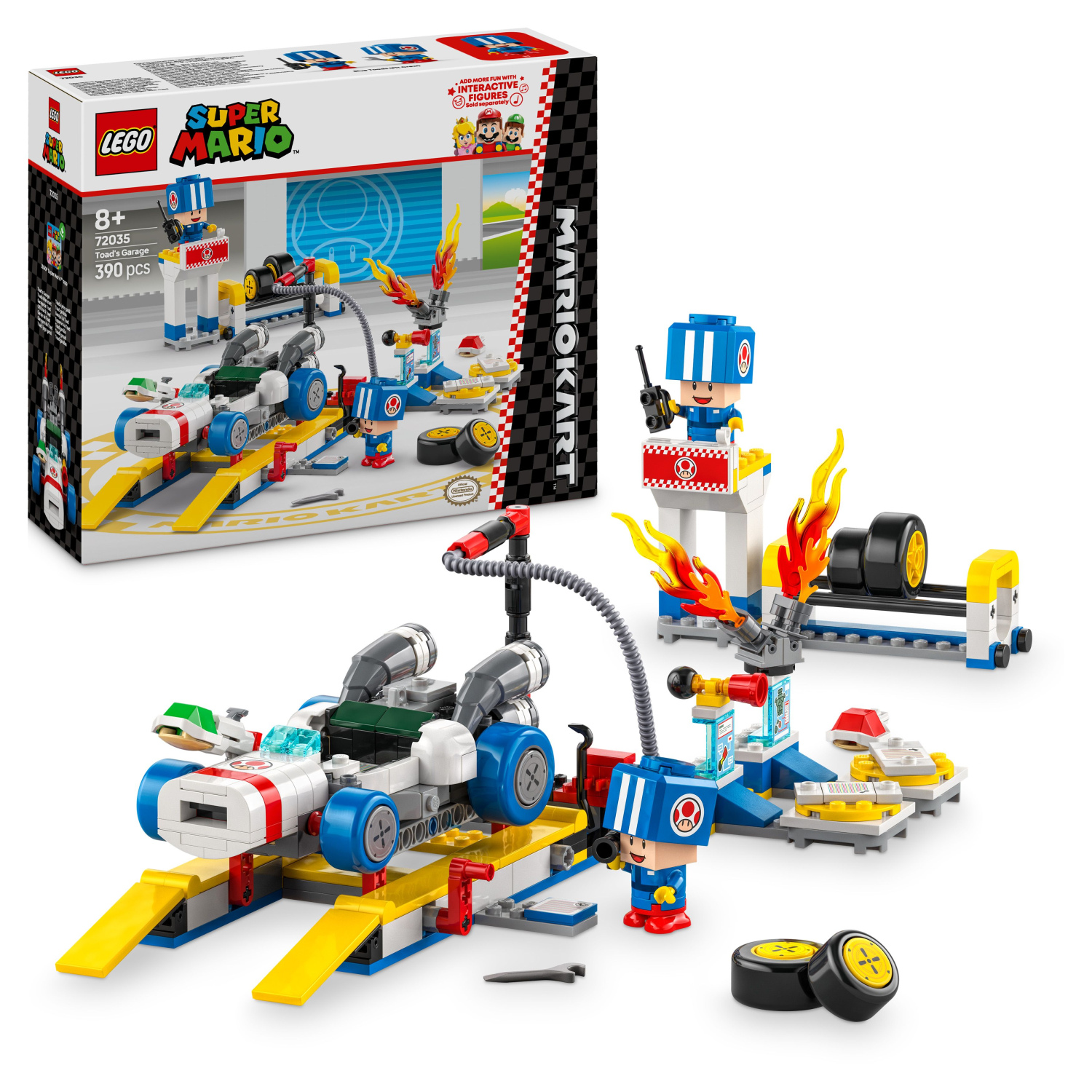 LEGO® Super Mario™ 72035 Mario Kart™ Toad's Garage