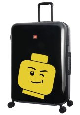LEGO® Luggage ColourBox Minifigure Head 28\" - Zwart