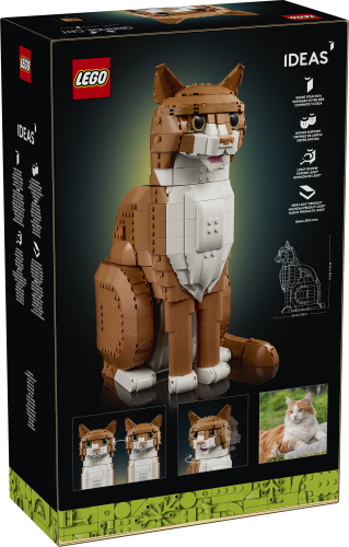 LEGO® Ideas 21376 Orangefarbene Katze