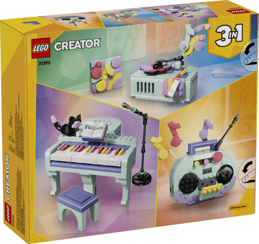 LEGO® Creator 31392 Deko-Klavier mit Katze
