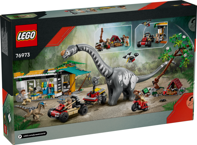 LEGO® Jurassic World 76973 Raptor & Titanosaurus: Große Fährtensuche