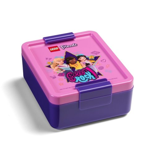 LEGO® Friends Girls Rock snack set (bottiglia e scatola) - viola