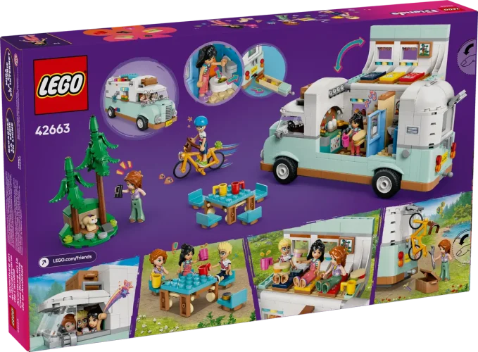 LEGO® Friends 42663 Aventura na Autocaravana da Amizade