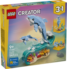LEGO® Creator 31385 Animali marini: meravigliosi delfini