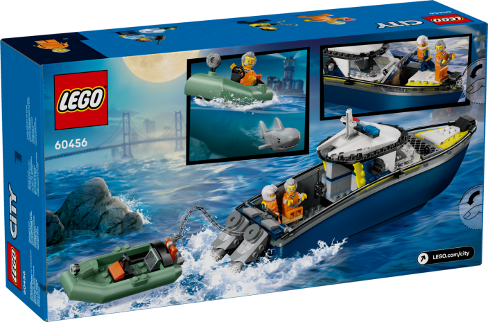 LEGO® City 60456 Perseguição com Barco da Polícia