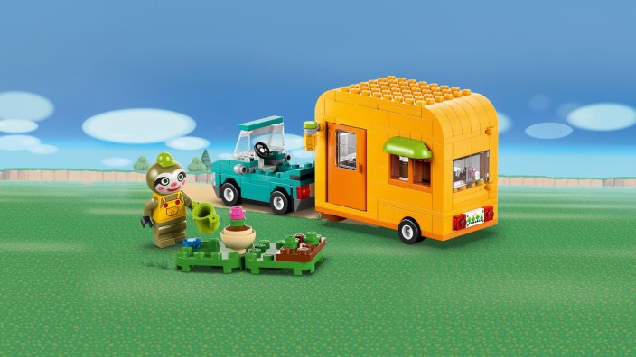 LEGO® Animal Crossing™ 77054 Caravane et stand de jardinage de Racine