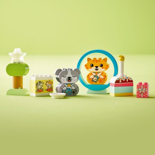 LEGO® DUPLO® 10977 O Meu Primeiro Cãozinho e Gatinho com Sons