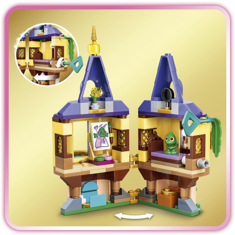LEGO® | Disney™ 43294 La mini-torre di Rapunzel