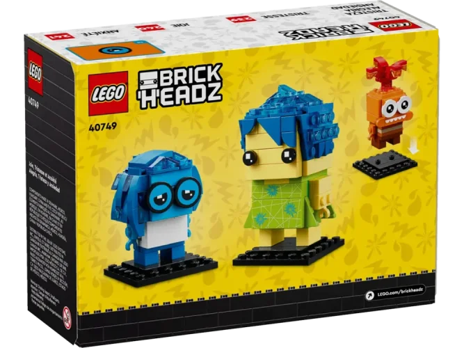 LEGO® BrickHeadz 40749 Plezier, Verdriet en Onzekerheid