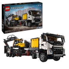 LEGO® Technic™ 42175 Camion Volvo FMX et pelleteuse électrique EC230