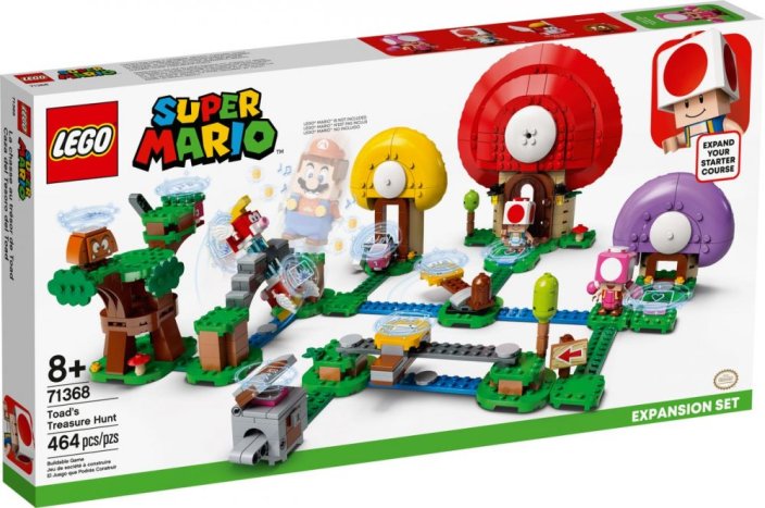 LEGO® Super Mario™ 71368 Ensemble d'Extension La chasse au trésor de Toad