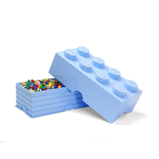 LEGO® Boîte de rangement 8 - bleu clair
