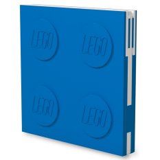 LEGO® Cuaderno con bolígrafo de gel como clip - azul