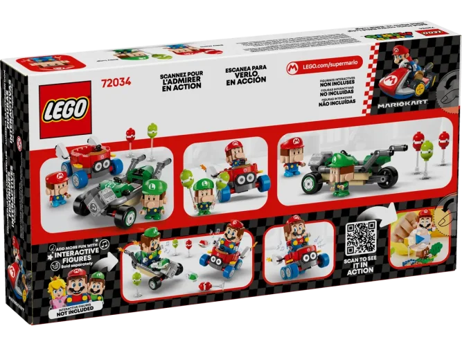 LEGO® Super Mario™ 72034 Mario Kart™ - Mario Bebé contra Luigi Bebé