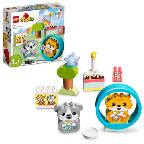 LEGO® DUPLO® 10977 O Meu Primeiro Cãozinho e Gatinho com Sons