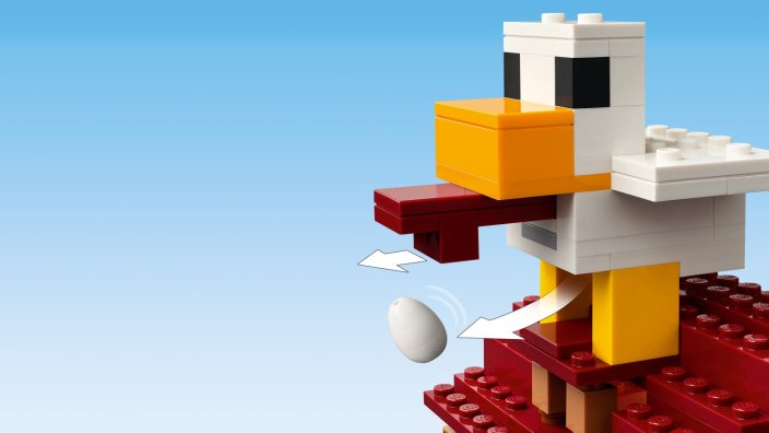 LEGO® Minecraft® 21273 Attacco al villaggio del Ghast-pallone