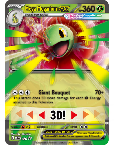 Pokémon TCG: ME02.5 Ascended Heroes - ex Box - Mega Meganium ex