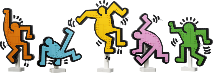 LEGO® ART 31216 Keith Haring – Les figures dansantes
