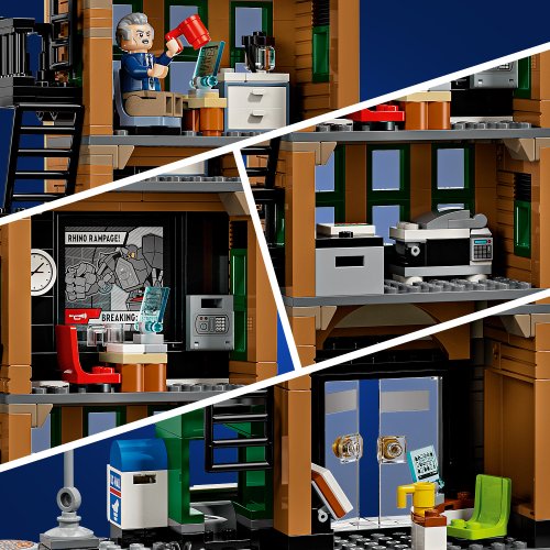 LEGO® Super Heroes 76342 Spider-Man contre Mystério : le Daily Bugle