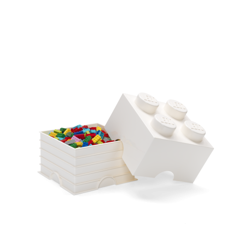 LEGO® Boîte de rangement 4 - blanc