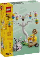 LEGO® Iconic 40808 Poszukiwanie pisanek z zajączkiem i kurczaczkiem