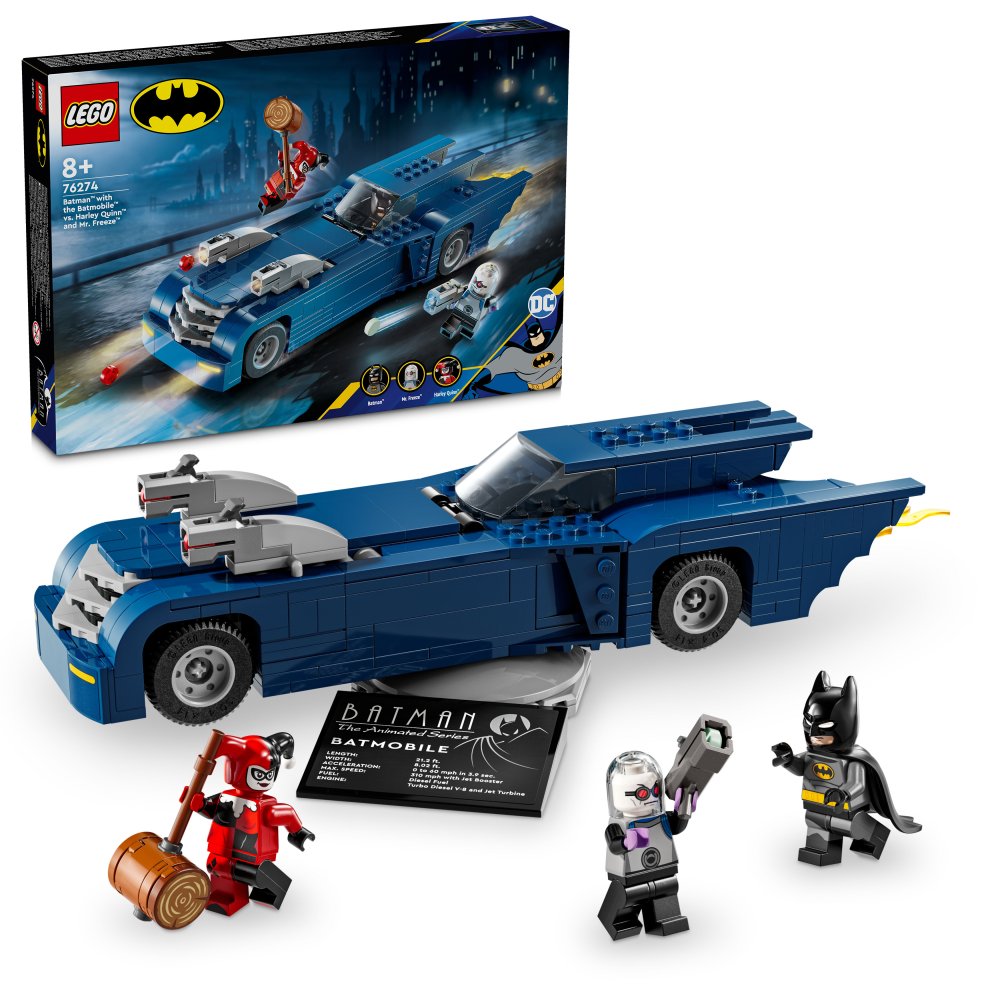 LEGO DC Batman 76274 Batman avec la Batmobile contre Harley Quinn et Mr. Freeze KITSTORE