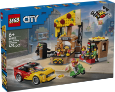 LEGO® City 60496 Pizza Delivery Experience with Vehicles