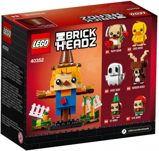 LEGO® BrickHeadz 40352 Spaventapasseri del Giorno del Ringraziamento