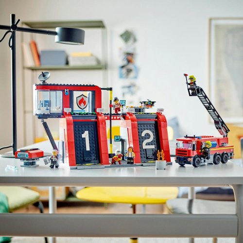 LEGO® City 60414 Brandweerkazerne en brandweerauto