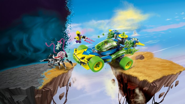 LEGO® DREAMZzz™ 71491 Mateo mit dem Z-Blob Action-Rennwagen