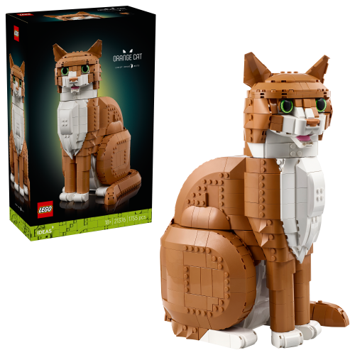 LEGO® Ideas 21376 Oranžová mačka