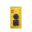LEGO®-Magnete, 2er-Set - schwarz