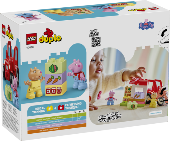 LEGO® DUPLO Peppa Pig 10468 Traktor und Marktstand
