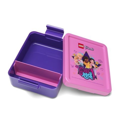LEGO® Friends Girls Rock snack set (bottiglia e scatola) - viola