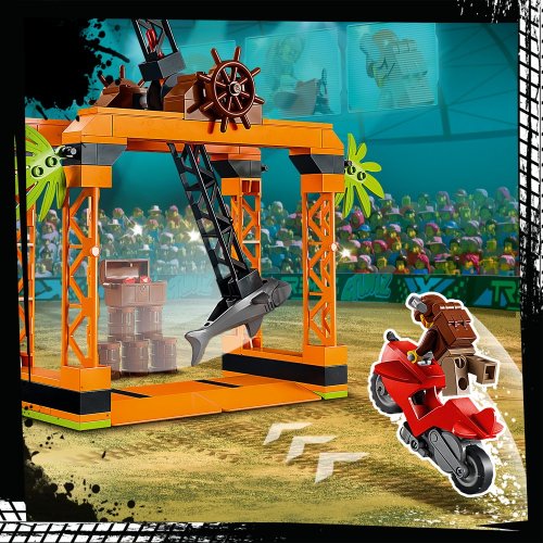 LEGO® City 60342 Le défi de cascade : l’attaque des requins