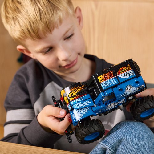 LEGO® Technic 42219 Monster Jam™ Grave Digger™ Feuer und Eis