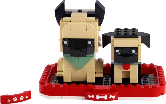 LEGO® BrickHeadz 40440 Deutscher Schäferhund