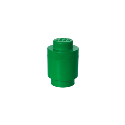 LEGO® Storage box round 123 x 183 mm - dark green