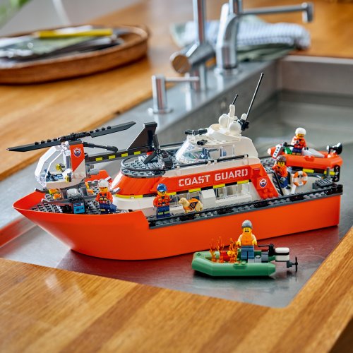 LEGO® City 60504 Parti őrség mentőcsónak és helikopter