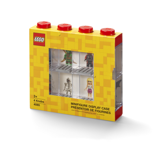 LEGO® Pudełko kolekcjonerskie na 8 minifigurek - czerwone