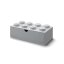 LEGO® caixa de mesa 8 com gaveta - cinzento