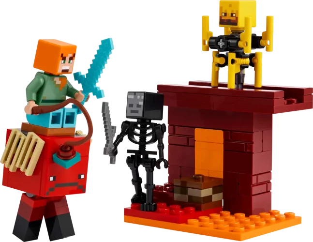 LEGO® Minecraft® 21266 Csata az alvilági lávatónál