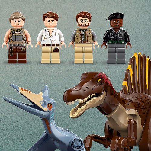 LEGO® Jurassic World 76976 Spinosaurier & Quetzalcoatlus: Hubschrauber-Einsatz