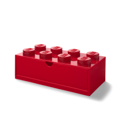 LEGO® caixa de mesa 8 com gaveta - vermelho