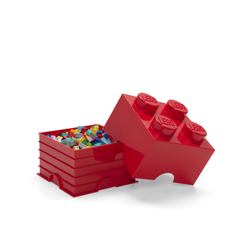 LEGO® Boîte de rangement 4 - rouge