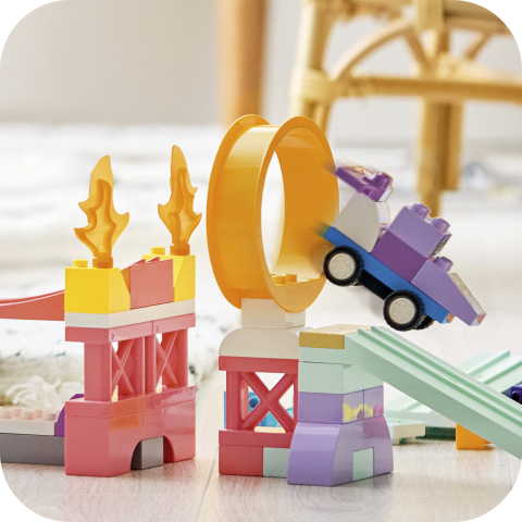 LEGO® DUPLO Town 10478 Kreative Sprungschanzen mit kleinen Flitzern 3-in-1-Set